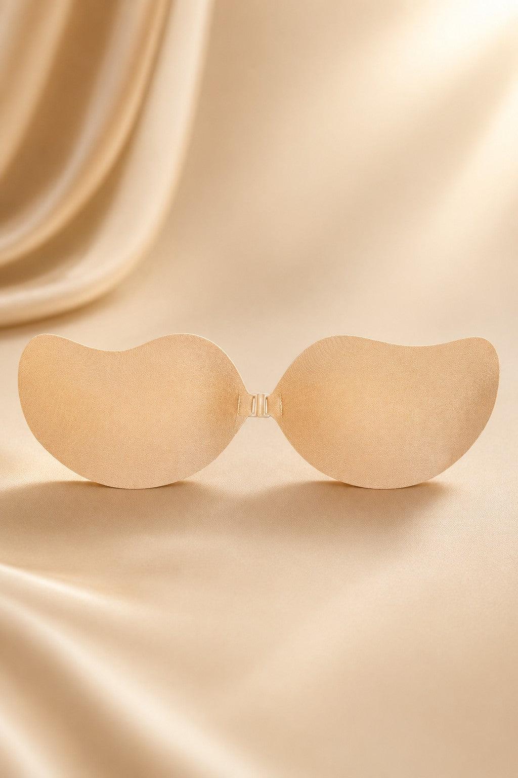 Spandex Invisible Self Adhesive Strapless Push-Up Bra CN0015 - 7 Days / Nude / Cup A - COCOMELODY